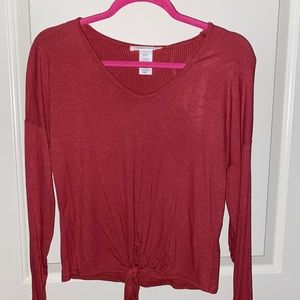 Adorable Rust Colored Long Sleeve